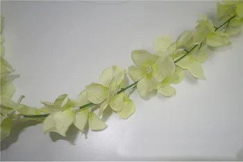 10pcs de 1,9 Metros de Seda Artificial Guirlanda de Flores de Plástico de Hera, Vinha Para a Casa de Casamento de Jardim Local Decoração 1