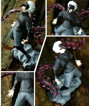 15.3 cm Quente Anime Japonês de Tóquio Ghoul Kaneki Ken figura de ação de coleta de modelo de Brinquedo de Boneca