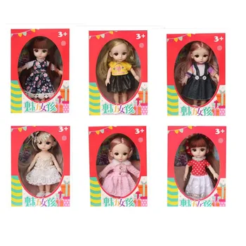 16Cm de Boneca, Incluindo Roupas Bonito da Moda Linda Boneca Crianças Brinquedo Melhor AccompanyTo Crianças Sonho de Fadas Presente
