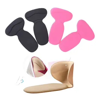 1Pair Suave Forma de T Palmilhas de Sapatos de Salto Alto Almofada Super Macia Palmilha antiderrapante Esponja Almofada do Pé, Calcanhar, Protetor Para as Mulheres 0