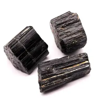 1pcs 220g Raw Black Turmalina, Mineral Amostra de pedra preciosa Reiki Chakra Cristal Metafísica