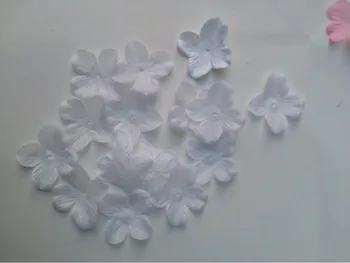 2.000 pces 4.5*4.5 cm Branco Hortênsia Flor, Folhas, Pétalas Para Festa de Casamento a Tabela de Feriado Local Decoração 0