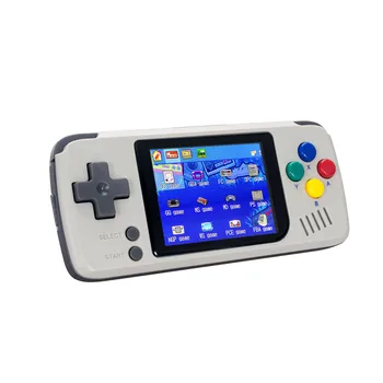 2.4 polegadas IPS Tela de Exibição Mini Retro Console de jogos de Vídeo Portáteis Controlador de Jogo com Cartão de 32G SD Bolso Máquina de Jogos