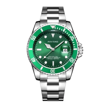 2022 melhores marcas de Moda de Luxo Relógio de mergulho Homens 30ATM Impermeável Data de Relógio de Desporto Relógios Mens Quartzo relógio de Pulso Relógio Masculino