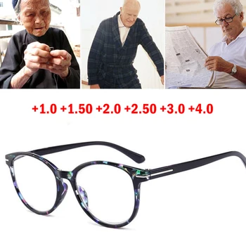 2022 Moda Óculos De Leitura Mulheres Homens Retro Negócios Hipermetropia Prescrição Presbiopia Óculos +1.0 +2.0 +3.0 +4.0 Dioptria