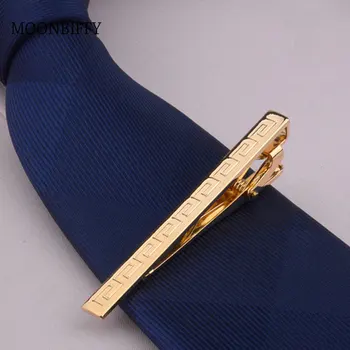 2022 Novo Empate Clipes para os Homens a Moda de Estilo de Metal Tom Azul Barra de Prática Gravata Fecho alfinete de Gravata de Homem Presente de Abotoaduras para homens