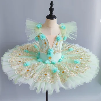 2022 Profissional Traje De Balé Clássico Panqueca Tutu De Ballet Desempenho De Vestir Meninas Profissional Tutu De Adultos Balet Vestido De Menina 0