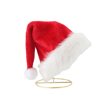 2023 Ano Novo, Papai Noel Presentes Natal Decoração De Inverno Caps De Pelúcia De Natal Chapéu Adultos, As Crianças Decorações De Natal Para A Casa Natal 5