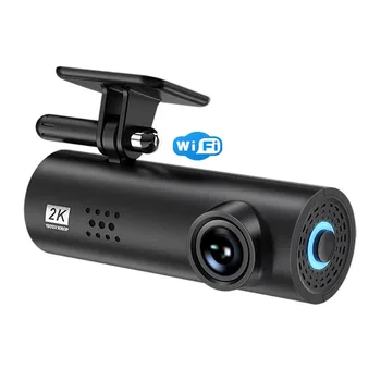 2K FHD Dashcam sem Fios Oculta Traço Cam Com Wifi 12v do Carro DVR Gravador de Vídeo da Câmera do Carro de Caixa Negra 0
