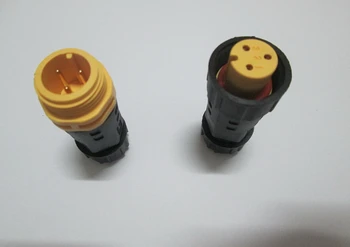 3 M19 Rápida de Solda Conector à prova d'água Elétrica do cabo do Terminal Conector Plug Socket IP67 13*6.5 mm 2