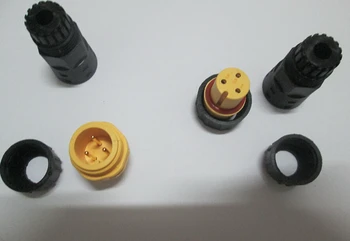 3 M19 Rápida de Solda Conector à prova d'água Elétrica do cabo do Terminal Conector Plug Socket IP67 13*6.5 mm 3