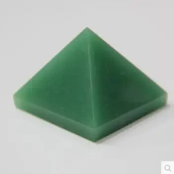30mm 100% natural Aventurina Verde cristal de quartzo pirâmide Chakra Pedras de Cura Reiki frete Grátis