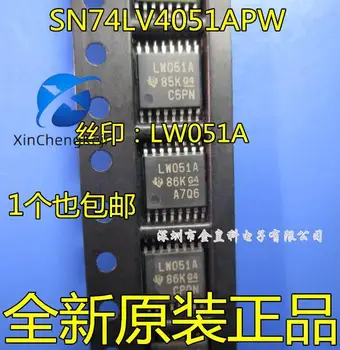 30pcs novo original SN74LV4051APW de tela de seda LW051A multiplexador/multiplexador TSSOP16