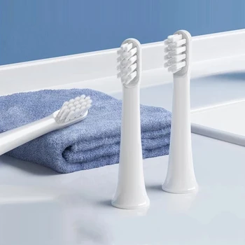 4PCS Cabeças de Substituição Para Xiaomi Mijia T100 Mi Inteligente Escova de dentes Elétrica Chefes de Limpeza, Clareamento Saudável 5
