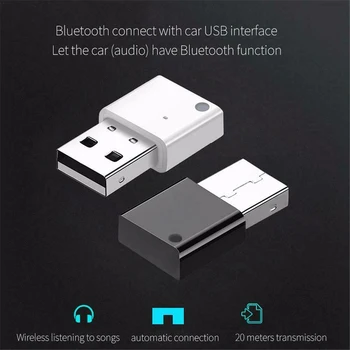 5.0 USB Bluetooth Transmissor de Carro de Adaptador de Rádio, Subwoofer, Amplificador de Áudio de Multimídia de Som do Receptor Para o Computador Portátil do PC