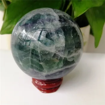 50-60MM Venda Quente Verde Natural Flourite Bola Esfera de Cristal de Cura Gemas E Minerais de Quartzo Ornamentos Presentes Casa Decoração 1PC