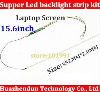 50pcs/monte 352mm Ajustável brilho da luz de fundo led strip kit,Atualizar seu 15.6 polegadas laptop ccfl lcd led tela do painel