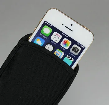 50X Elástico Neoprene Bolsa Protetora Saco de Manga Casos Capa Para Apple iPhone 13 12 Pro Max 7 6 6 além de Bolsa Saco Caso de Atacado 0