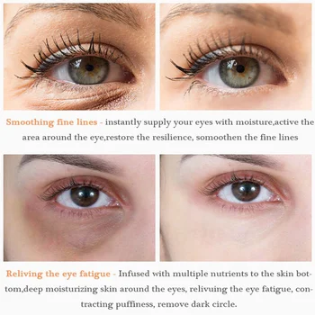 5PCS Remover olheiras Soro Sacos de Olho Elevador Empresa de Branqueamento de Creme de Ácido Hialurônico Anti-Rugas Massagem Anti Envelhecimento Olhos de Cuidados 3