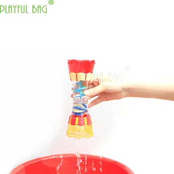 A água do copo para crianças, banheira, casa de banho brinquedos vazamento de água rotary caleidoscópio banheira de brinquedo de duas cores aleatórias