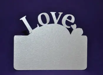 Amor com o coração Cartões do Lugar vintage número de Acompanhantes cartão Náutico casamento, aniversário, chá de bebê festa, churrasqueira, marcadores de 0