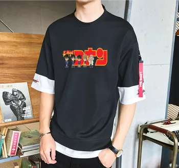 Anime Detective Conan T-shirt Unisexo Manga Streetwear T-camisa Casual Manga Curta Adolescentes Cosplay t-Shirt 0