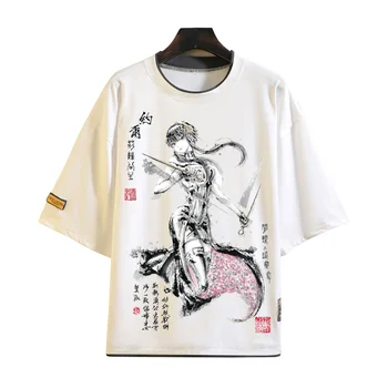 Anime Spy X Família T-Shirt Homens Mulheres Casual Manga Curta T Adolescente de Tinta lavagem de pintura Tops 4