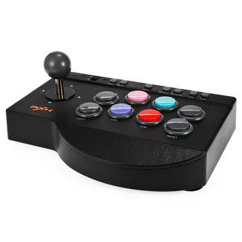 Arcade Fightstick Jogo Joystick Controlador de Jogos para PC/PS4/PS3/XBOX, UM Jogo de Roqueiro Gampad Lidar com Controlador