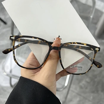 As mulheres de Óculos de Leitura Miopia Óculos Grande Armação de Óculos de grau Anti Luz Azul Óculos de 0 A -4.0 Óculos para Homens 0
