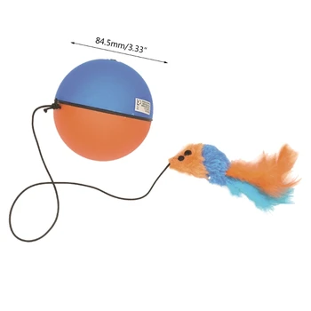 Automático Mover a Bola de Brinquedo Interativo Bola de Brinquedo Gatinho Mover brinquedo G2AB 5
