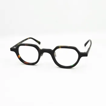 Belight Óptico JAMES TAR*T Pequeno Tamanho 6,0 mm de Espessura Rígido de Acetato em forma de Pêra Mulheres Homens Óculos Espetáculo Quadro 485 1