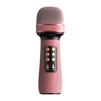 Bluetooth sem fio do Microfone do Karaoke 7-em-1 Portátil Handheld Microfone do Karaoke Microfone alto-Falante Casa de Festa para Todos os Smartphones 0