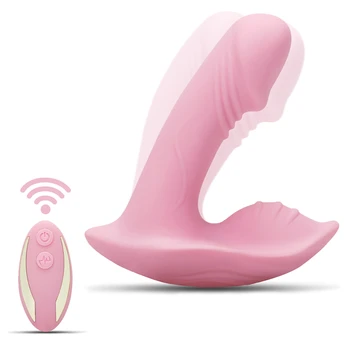 Borboleta com Vibrador para o Clitóris, Controle Remoto Vibrador Brinquedos Sexuais para a Mulher,do Ponto de G Recarregável, Impermeável Casal Vibrador 0