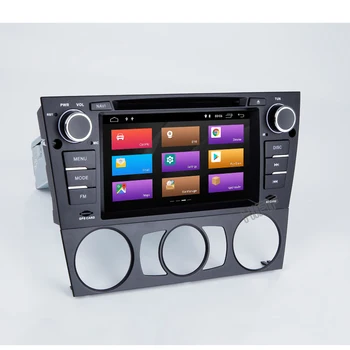 Carro Auto rádio Leitor de DVD 1 Din Carro GPS Navi para BMW E90 E91 E92 E93 com Bluetooth Canbus com volante, RDS Traseira CAM Mapa 2