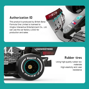 Carro RC Brinquedos 1/12 Mercedes-AMG F1 W11 EQ Desempenho da Equipe de Corrida de Carros de Fórmula Modelo da Coleção de Brinquedos de Presente a Deriva Lewis Hamilton#4416 2