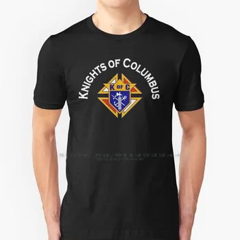 Cavaleiros De Colombo Kofc T-Shirt de Algodão 6XL Dia de Colombo Religiosa Católica a Religião da Igreja da Fraternidade de Associação de grupos de Equipe