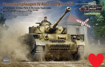 Centeio Campo Modelo RFM RM-5043 1/35 Pz.Kpfw.IV Ausf.J Sd.Kfz.161/2 Última Produção w/Total Interior modelo, em Escala Kit 0