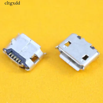 cltgxdd Micro USB Sincronização de Dados Porta de Carregamento do Conector da porta do soquete Plug Universal Chifre pés 5,9 mm DIP 0