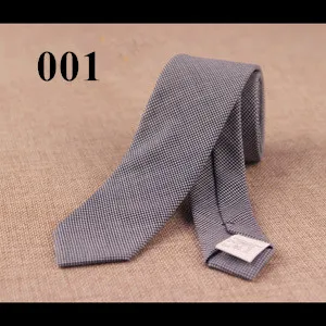 Clássico de Lã de Cashmere Mens Laços Novo Design Estreito Gravatas 5cm Slim Xadrez Laços para Homens de Negócio Formal a Festa de Casamento de Gravatas 3