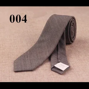 Clássico de Lã de Cashmere Mens Laços Novo Design Estreito Gravatas 5cm Slim Xadrez Laços para Homens de Negócio Formal a Festa de Casamento de Gravatas 5