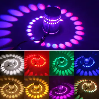 Colorido Ajustável Espiral LED Teto da nave de Luz Moderno da Personalidade Sala de estar, Restaurante, Bar, KTV Atmosfera Luzes de Teto 1