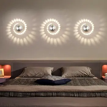 Colorido Ajustável Espiral LED Teto da nave de Luz Moderno da Personalidade Sala de estar, Restaurante, Bar, KTV Atmosfera Luzes de Teto 2