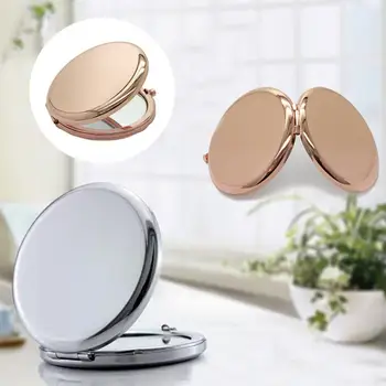 Cosméticos Rodada Espelho Bonito Maquiagem De Ferramentas Compacto E Portátil Pequena Aparição