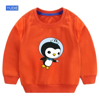 criança menina de camisola camisola de Crianças de moda dos desenhos animados de crianças hoodies branco com capuz de bebê 2021 outono de crianças meninos camisolas topo