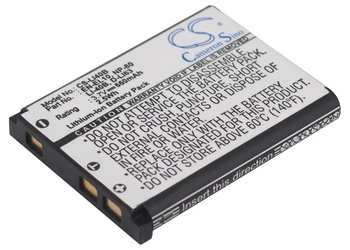 CS 660mAh/2.44 Wh bateria para Olympus VR-330,1200,700,710,720,720 SW,730,740,750,760,770 SW,780,790 SW,795SW,820,830,840 0
