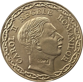 De 1940 a Roménia Lei 100 de Cópia de moedas de Ouro 35mm 0