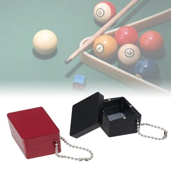 De alumínio Portátil Mini Magnético Piscina Giz Titular Gizes de Bilhar para o Transportador, em CASO de Caixa de Taco de Snooker Acessório 2