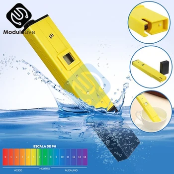De pH de digitas medidor de Ph caneta testador de acidez o PH da água medidor de profissionais para a educação no Lar laboratório de aquário Aquicultura piscina