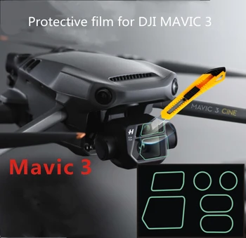DJI MAVIC 3 lente de película protetora, Yu 3 HD filme do animal de ESTIMAÇÃO, protecção contra riscos