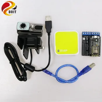 DOIT Controlador de Vídeo Kit para Braço de Robô Tanque/Chassis do Carro de Controle Remoto Kit ESPduino com o openwrt Roteador Câmara 0